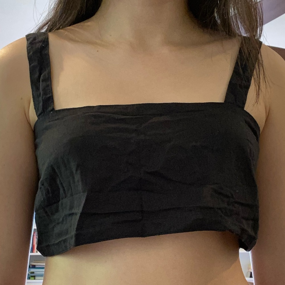Out from Under Black crop top